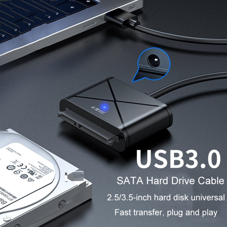 JINGHUA USB3.0 To SATA HDD Adapter Cable For 2.5/3.5 Inch External HDD SSD Hard Drive