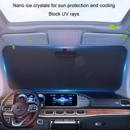 Car Front Windshield Sunshade Colorful Laser Heat Insulation Sunscreen Sunshade Umbrella, 145x90cm, 142x80cm, 136x65cm