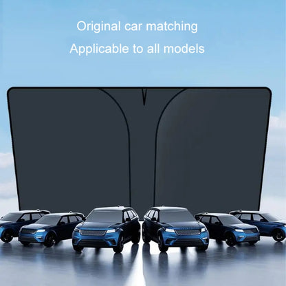 Car Front Windshield Sunshade Colorful Laser Heat Insulation Sunscreen Sunshade Umbrella, 145x90cm, 142x80cm, 136x65cm