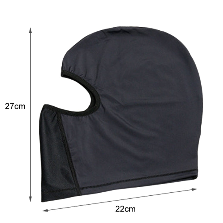 Summer Icy Silk Motorcycle Riding Headgear Outdoor Sports Sun Protection Mask, Basic Model, With Glasses Hole