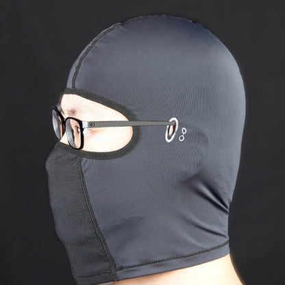 Summer Icy Silk Motorcycle Riding Headgear Outdoor Sports Sun Protection Mask, Basic Model, With Glasses Hole