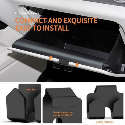 2pcs Car Front Seat Storage Box Hook For BYD Yuan Plus