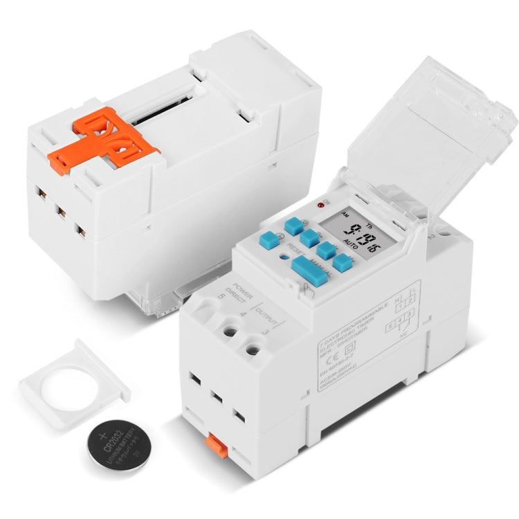 16A DIN Rail 4 Pins Voltage Output Digital Switch Timer Automatic Cycle Timing Controller, SINOTIMER TM919H-2 220V, SINOTIMER TM919H-3 24V, SINOTIMER TM919H-4 12V, SINOTIMER TM919HK 85-265V AC