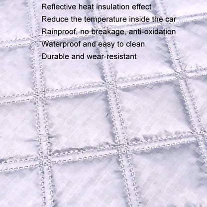 Car Front Windshield Cover Sun Shade Snow Shield Sunscreen Heat Insulation Frostproof Car Coat Half Cover, Free Tie Model, Protect Wipers, Protecting Hood