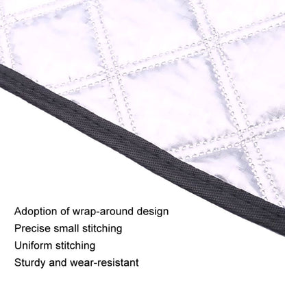 Car Front Windshield Cover Sun Shade Snow Shield Sunscreen Heat Insulation Frostproof Car Coat Half Cover, Free Tie Model, Protect Wipers, Protecting Hood