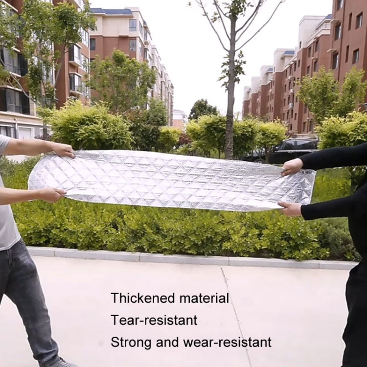 Car Front Windshield Cover Sun Shade Snow Shield Sunscreen Heat Insulation Frostproof Car Coat Half Cover, Free Tie Model, Protect Wipers, Protecting Hood