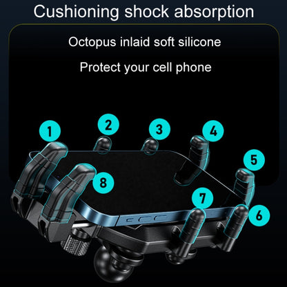 Kewig Motorcycle Octopus Holder Anti-Theft Motorcycle Cell Phone Mounts, M26-C1, M26-C2, M26-C3, M26-C4, M26-C5, M26-C6, M26-C7, M26-C8