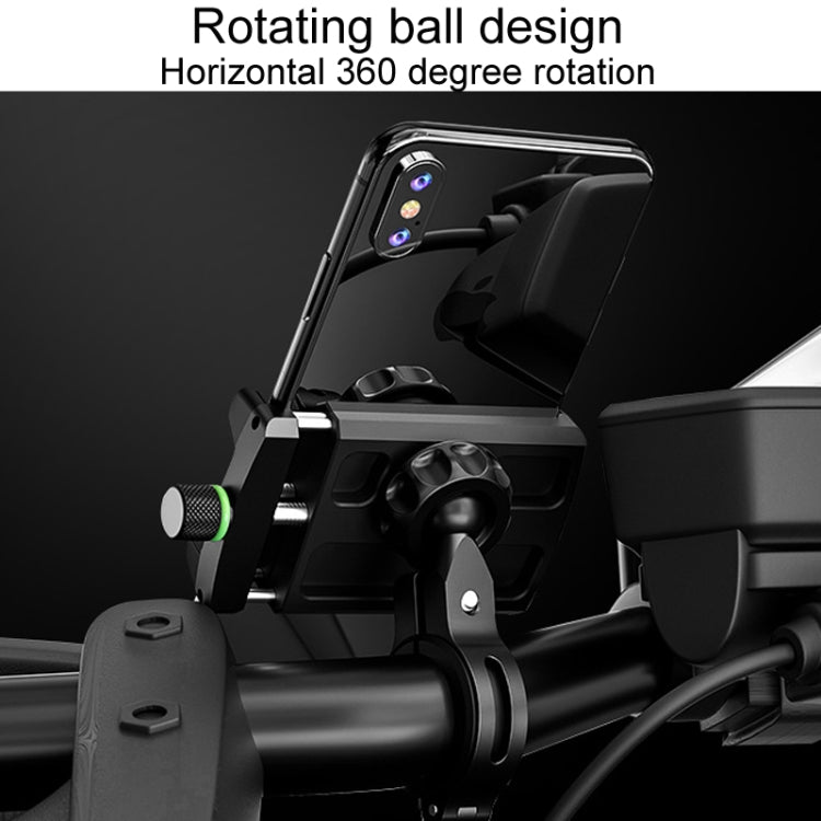 Kewig M7 Bicycle 4 Claws Aluminum Navigational Bracket Outdoor Cycling Cell Phone Holder