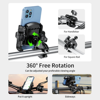 Kewig Electrical Bike Vigorously Clip Base Bracket Outdoor Cycling Cell Phone Navigation Holder, M8SP-C4