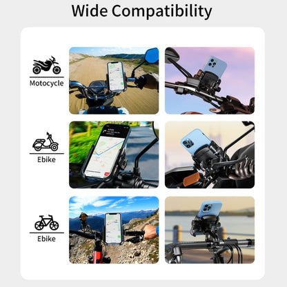 Kewig Electrical Bike Vigorously Clip Base Bracket Outdoor Cycling Cell Phone Navigation Holder, M8SP-C4