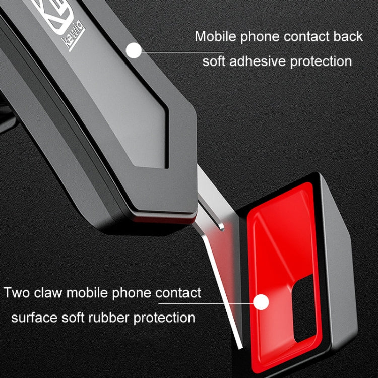 Kewig Bicycle 2 Claws Navigation Bracket Outdoor Cycling Cell Phone Holder With Safety Lock, M12-A, M12-B