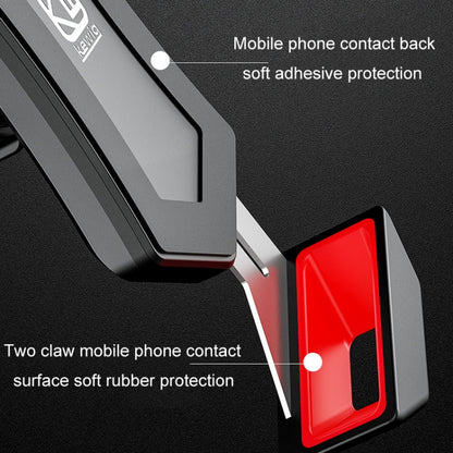 Kewig Bicycle 2 Claws Navigation Bracket Outdoor Cycling Cell Phone Holder With Safety Lock, M12-A, M12-B