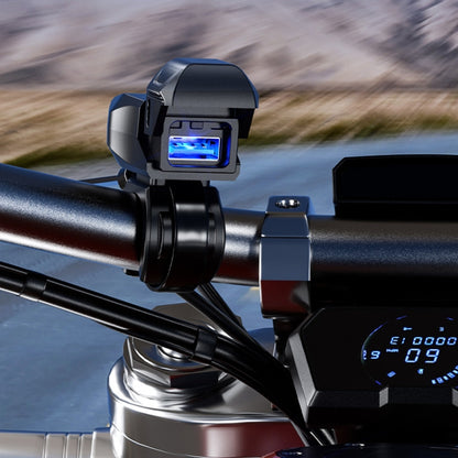 Kewig Motorcycle Phone Charger Outdoor Riding Fast Charging Waterproof USB Charging Stand, B10-A