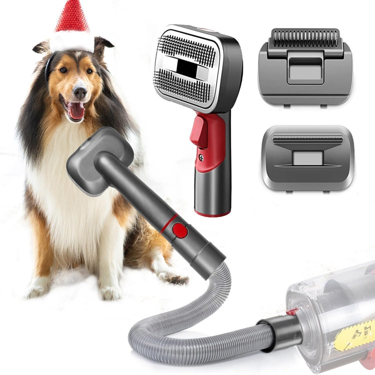 For Dyson V7 V8 V10 V11 V15 Pet 3 In 1 Grooming Suction Head Set, With Hose, Without Hose
