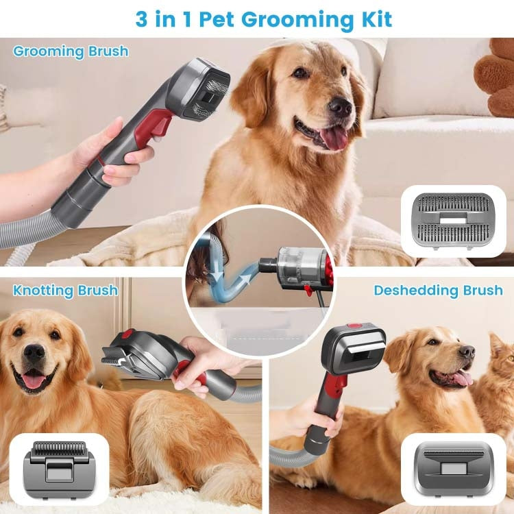 For Dyson V7 V8 V10 V11 V15 Pet 3 In 1 Grooming Suction Head Set, With Hose, Without Hose