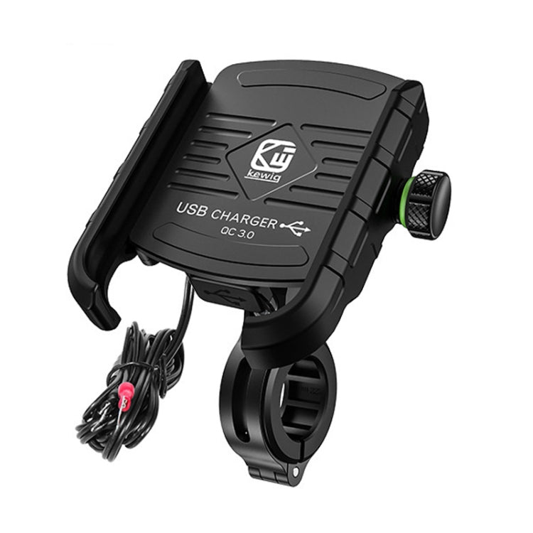 Kewig M8 Motorcycle Navigation Phone Holder Outdoor Riding Charging Bracket
