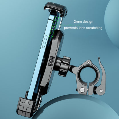 Kewig Motorcycle Heightened Navigation Bracket Outdoor Riding Anti-Theft Cell Phone Holder, M14-C3, M14-C4