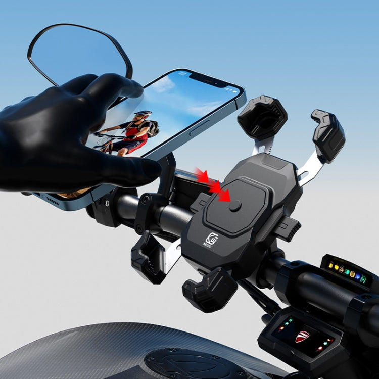 Kewig Motorcycle Navigation Phone Holder Outdoor Riding Charging Bracket, M11-G2-A1, M11-G2-A2, M11-G2-A3