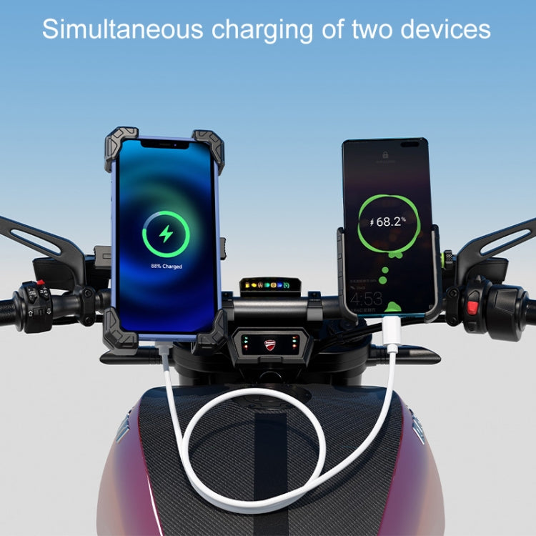 Kewig Motorcycle Navigation Phone Holder Outdoor Riding Charging Bracket, M11-G2-A1, M11-G2-A2, M11-G2-A3