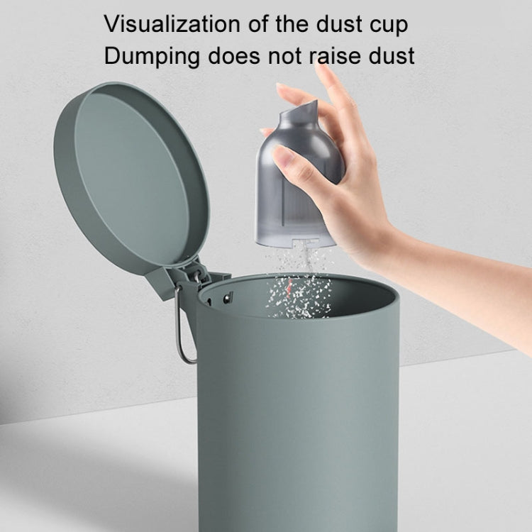Wireless Charging Car Vacuum Cleaner Mini Handheld High Power Wet and Dry Vacuum Cleaner, Blue
