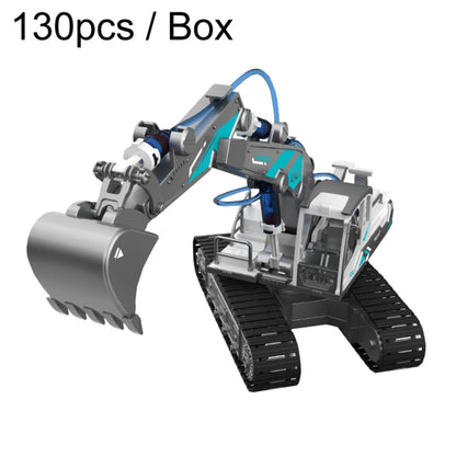 Children Science Education Building Block Toys Hydraulic Mechanical Engineering Vehicle, Excavator, Crane Machine, Wood Loader, Grapple, Fire Truck, Bulldozer