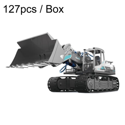 Children Science Education Building Block Toys Hydraulic Mechanical Engineering Vehicle, Excavator, Crane Machine, Wood Loader, Grapple, Fire Truck, Bulldozer