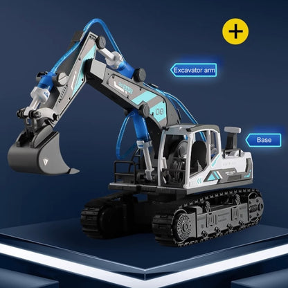 Children Science Education Building Block Toys Hydraulic Mechanical Engineering Vehicle, Excavator, Crane Machine, Wood Loader, Grapple, Fire Truck, Bulldozer