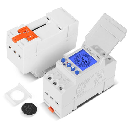 SINOTIMER  TM929AKL 85-265V 16A 24hrs Digital Analogue Din Module Time Switch With Backlight, 16A