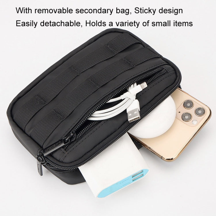 Cwatcun D115 Shoulder Crossbody Waterproof Leather Film DSLR Camera Bag, Black Small, Black Medium, Black Large