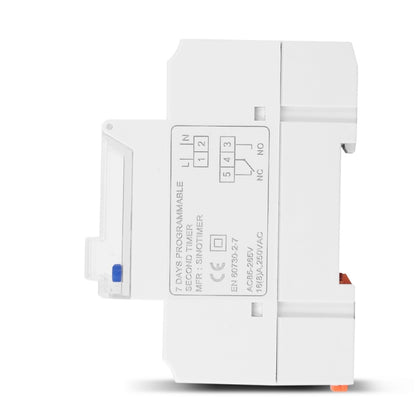 SINOTIMER TM928SAKL 85-265V 16A  1 Second to 168 Hours Programmable Electronic Time Switch, 16A