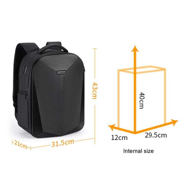 Hard Shell Shoulder Camera Bag Waterproof Shockproof Photography Pack, D108