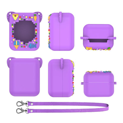 For Bitzee Electronic Pet Machine Silicone Protective Case, Blue, Light Purple, Pink, Mint Green