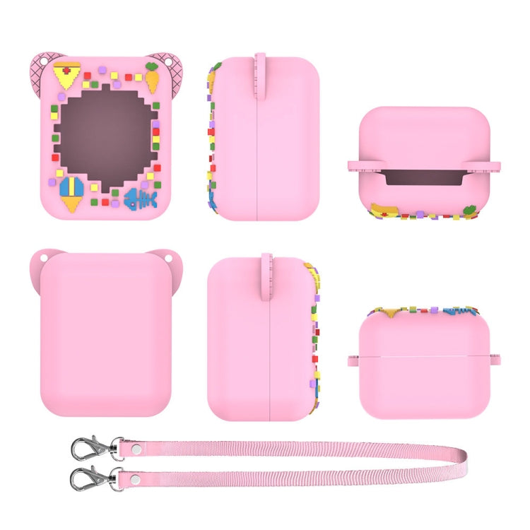 For Bitzee Electronic Pet Machine Silicone Protective Case, Blue, Light Purple, Pink, Mint Green