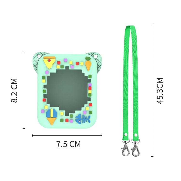 For Bitzee Electronic Pet Machine Silicone Protective Case, Blue, Light Purple, Pink, Mint Green