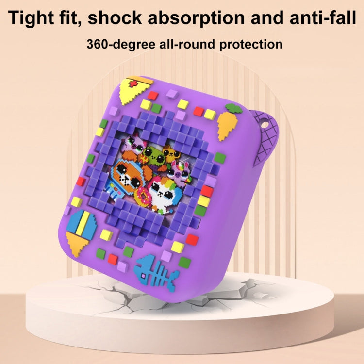For Bitzee Electronic Pet Machine Silicone Protective Case, Blue, Light Purple, Pink, Mint Green