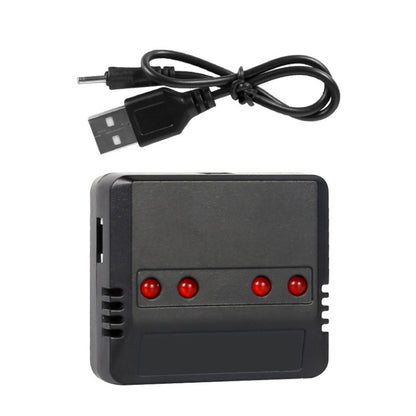 One To Four 3.7V Lithium Battery Aircraft USB Charger, One To Four