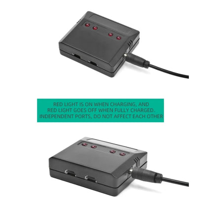 One To Four 3.7V Lithium Battery Aircraft USB Charger, One To Four