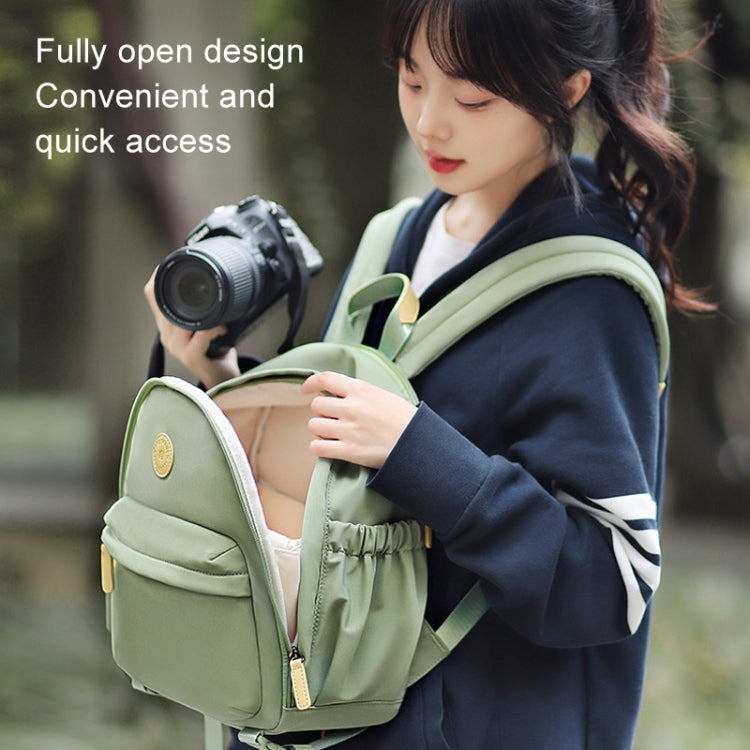 Cwatcun D125 Small Shoulder Camera Bag Casual Commuter DSLR Backpack, Small