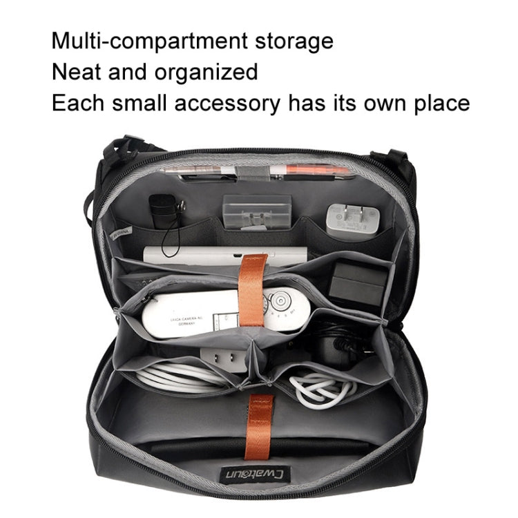 Cwatcun D123 Medium Multifunctional Photography Storage Pack Data Camera Digital Bag, D123