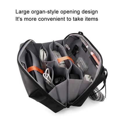 Cwatcun D123 Medium Multifunctional Photography Storage Pack Data Camera Digital Bag, D123