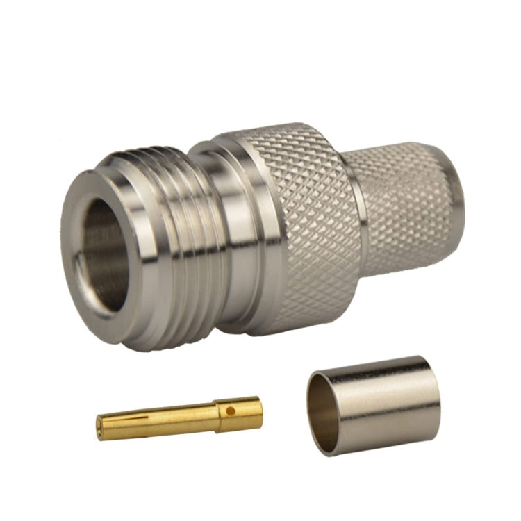 N Female Jack Crimp Connector For LMR400 / Belden 9913 / RG8 Cable, N Female