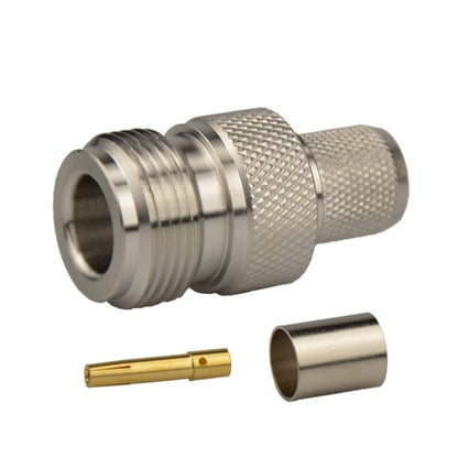 N Female Jack Crimp Connector For LMR400 / Belden 9913 / RG8 Cable, N Female