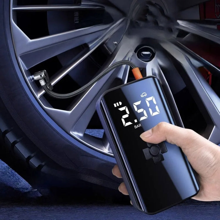 Car Inflatable Pump Portable Mini Car Tire High Power High Pressure Inflatable Pump, Wired, Wireless Standard, Wireless Upgrade, Wireless Dual-use