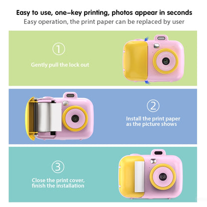 2.4-Inch Smart Digital Kids Thermal Printing Camera With Printing Paper, 503J Pink Fixed Focus, 503J Blue Fixed Focus, 503AF Pink Focus, 503AF Blue Focus