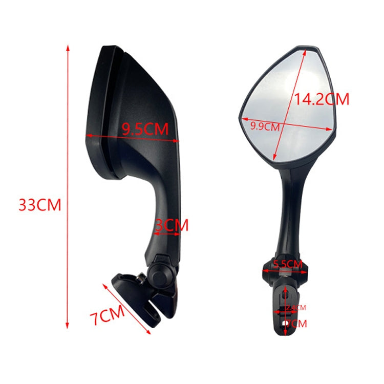 Motorcycle Modification Reversing Mirror Accessories For Kawasaki