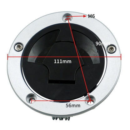 For Kawasaki ZX-6R/Z1000 Lock Ignition Fuel Tank Cap Set