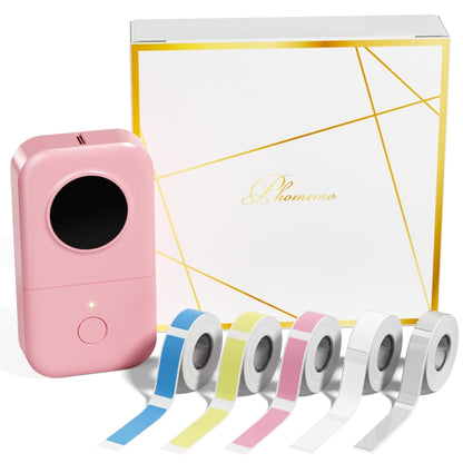 Phomemo D30 Thermal Label Printer Portable Bluetooth Mini Label Maker Machine, With 1 Roll Paper White, With 1 Roll Paper Black, With 1 Roll Paper Gray, With 3 Rolls Paper White, With 3 Rolls Paper Pink, With 3 Rolls Paper Green, With 5 Rolls Paper Whi...