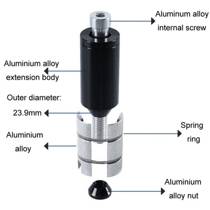 Bicycle Hidden Handlebar Lifter Mountain Bike Handlebar Riser Fork Tap, Short, Long