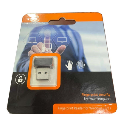 Windows Hello Fingerprint Reader Security Key for Windows 10 / 11, TRU5 Black, TRU5 Silver