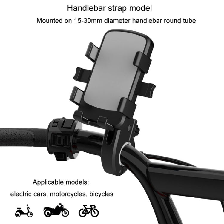 Mountain Road Bike Phone Holder Motorcycle Aluminum Alloy Riding Navigation Bracket, Handlebar Model, Rearview Mirror Model